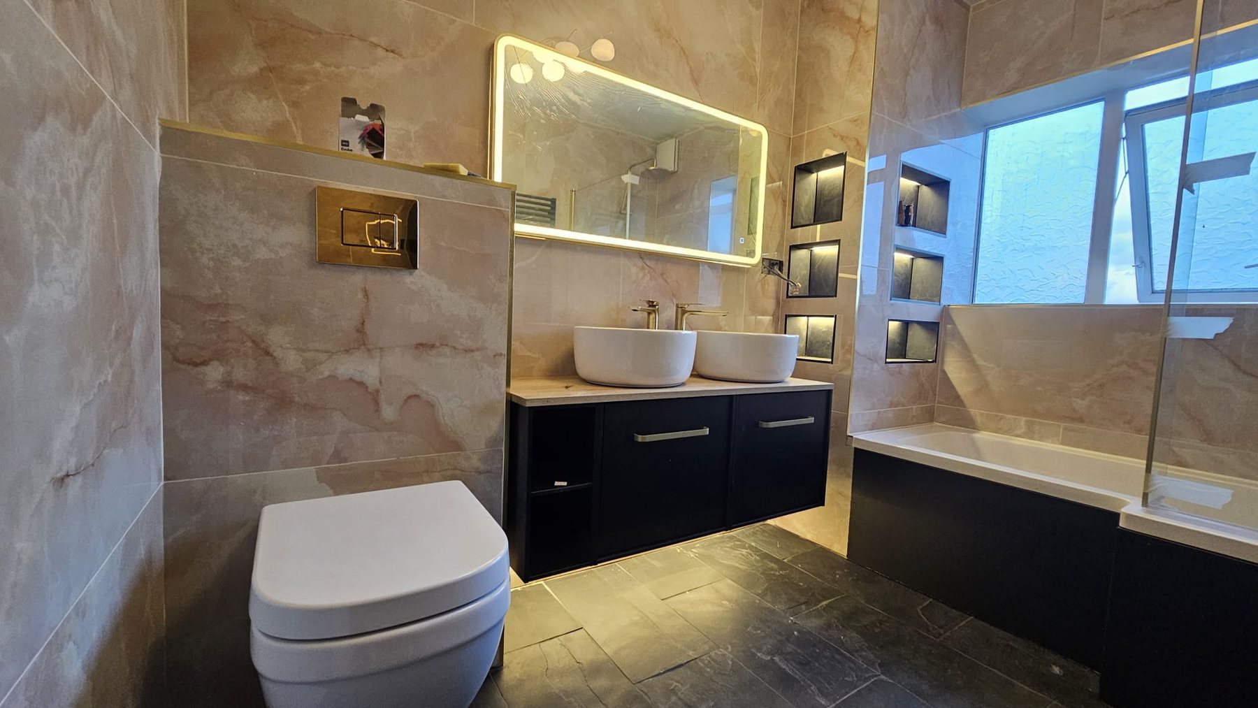 Completed bathroom refurbishment